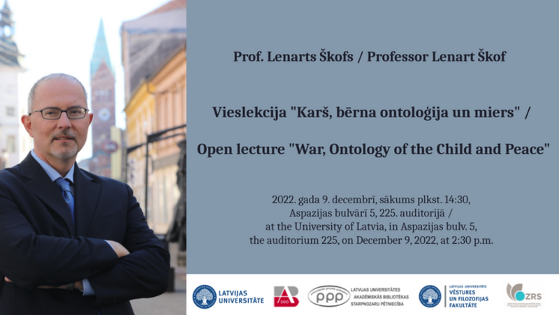 Open lecture "War, Ontology of the Child and Peace" 
