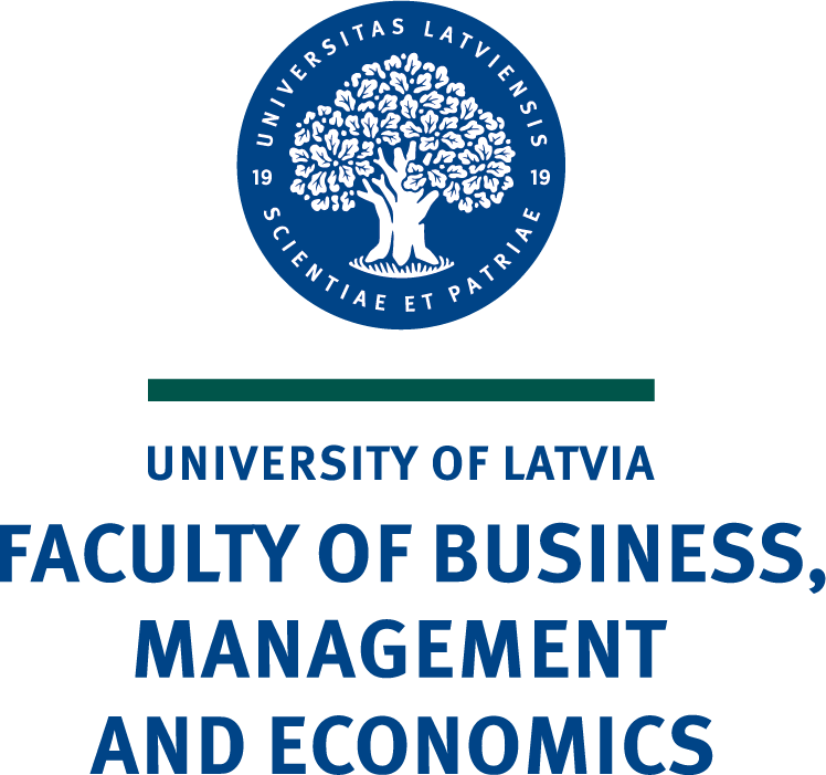 University of Latvia logo. Company university